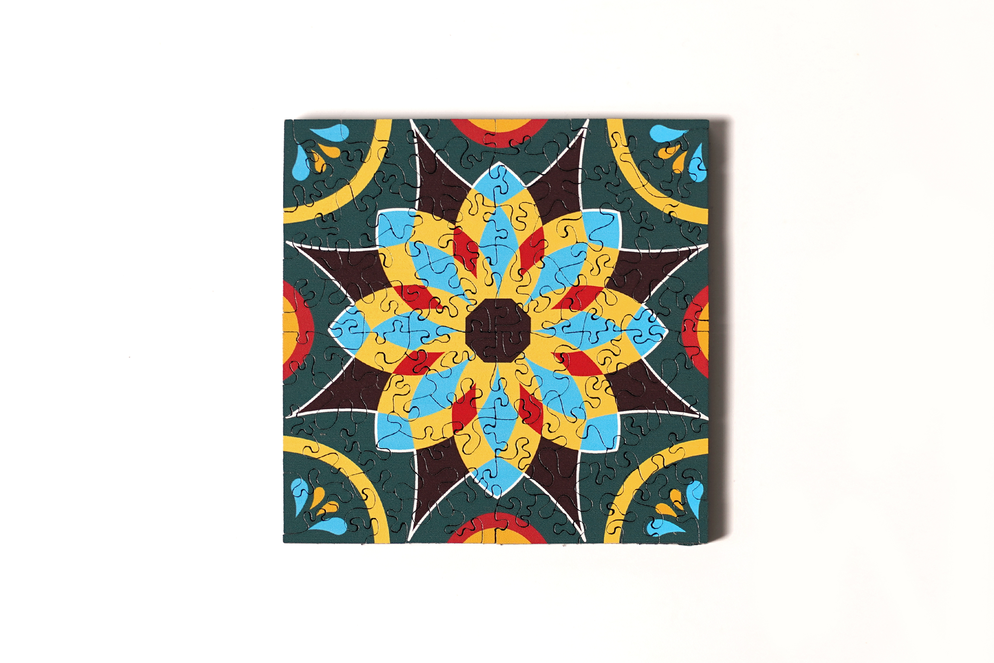 花磚木質拼圖-A款