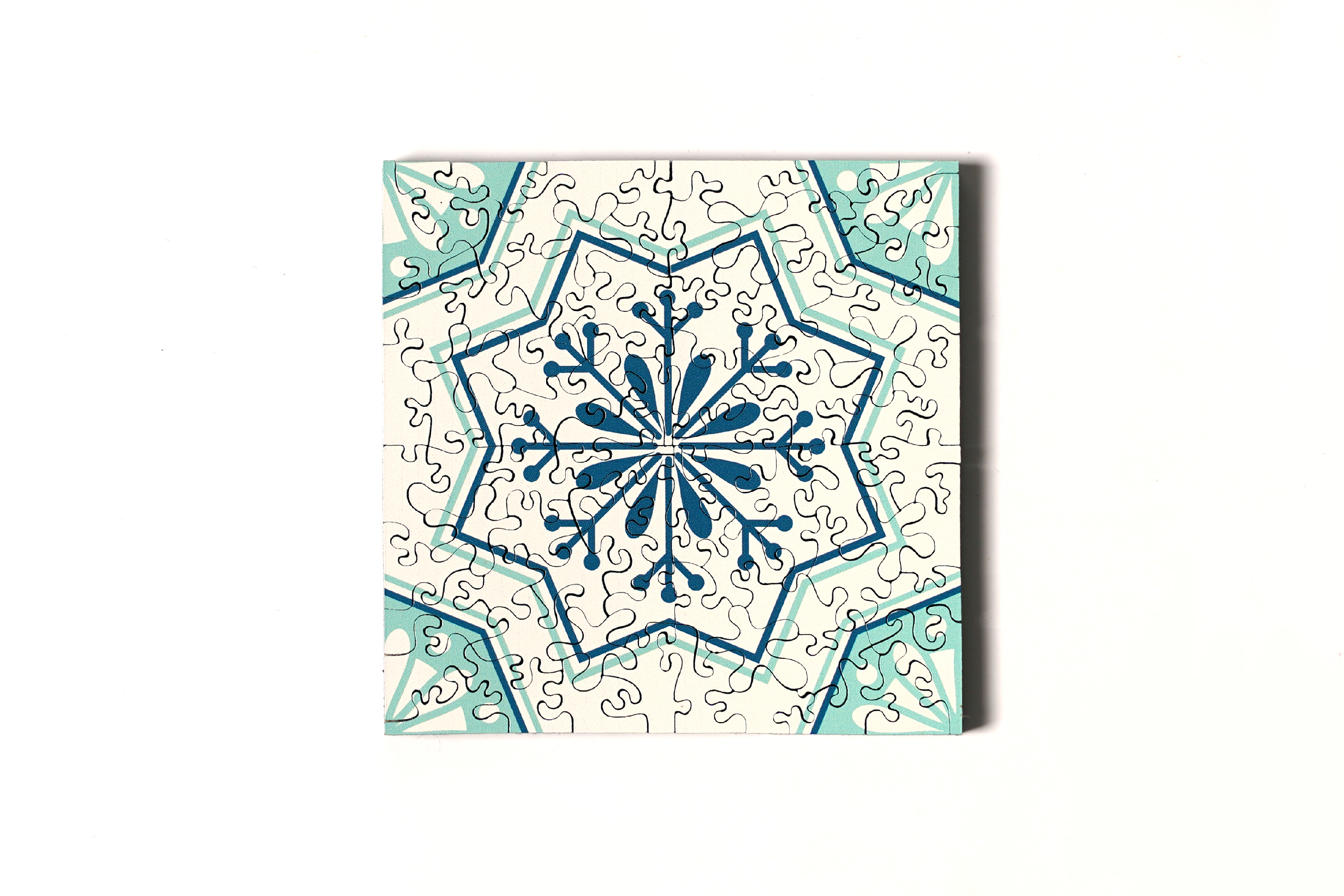 花磚木質拼圖-B款