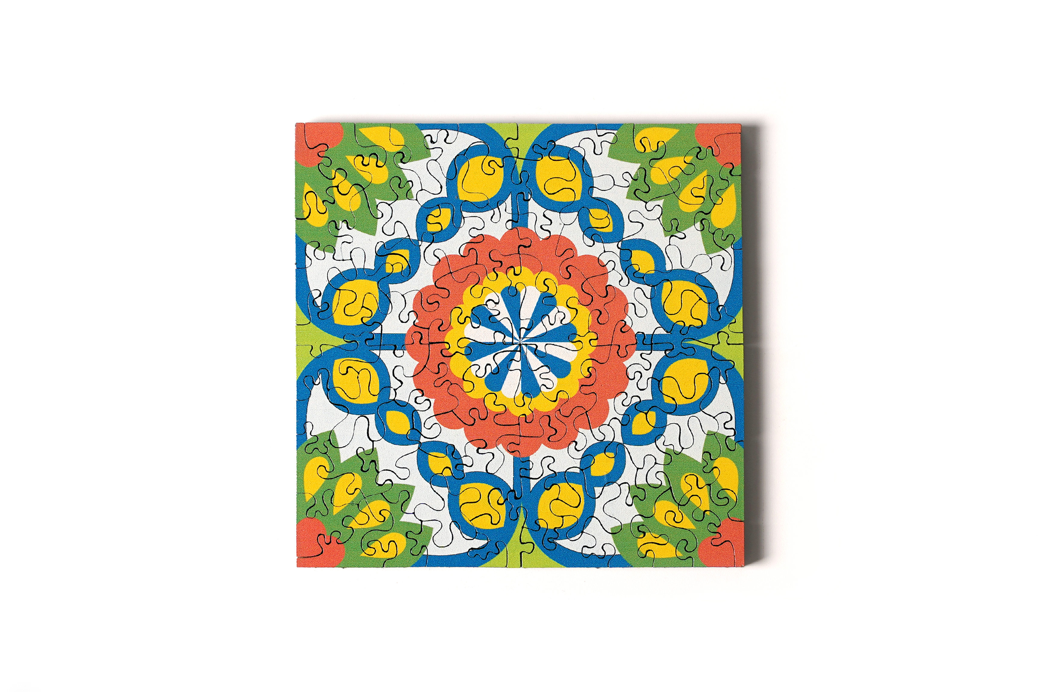 花磚木質拼圖-D款