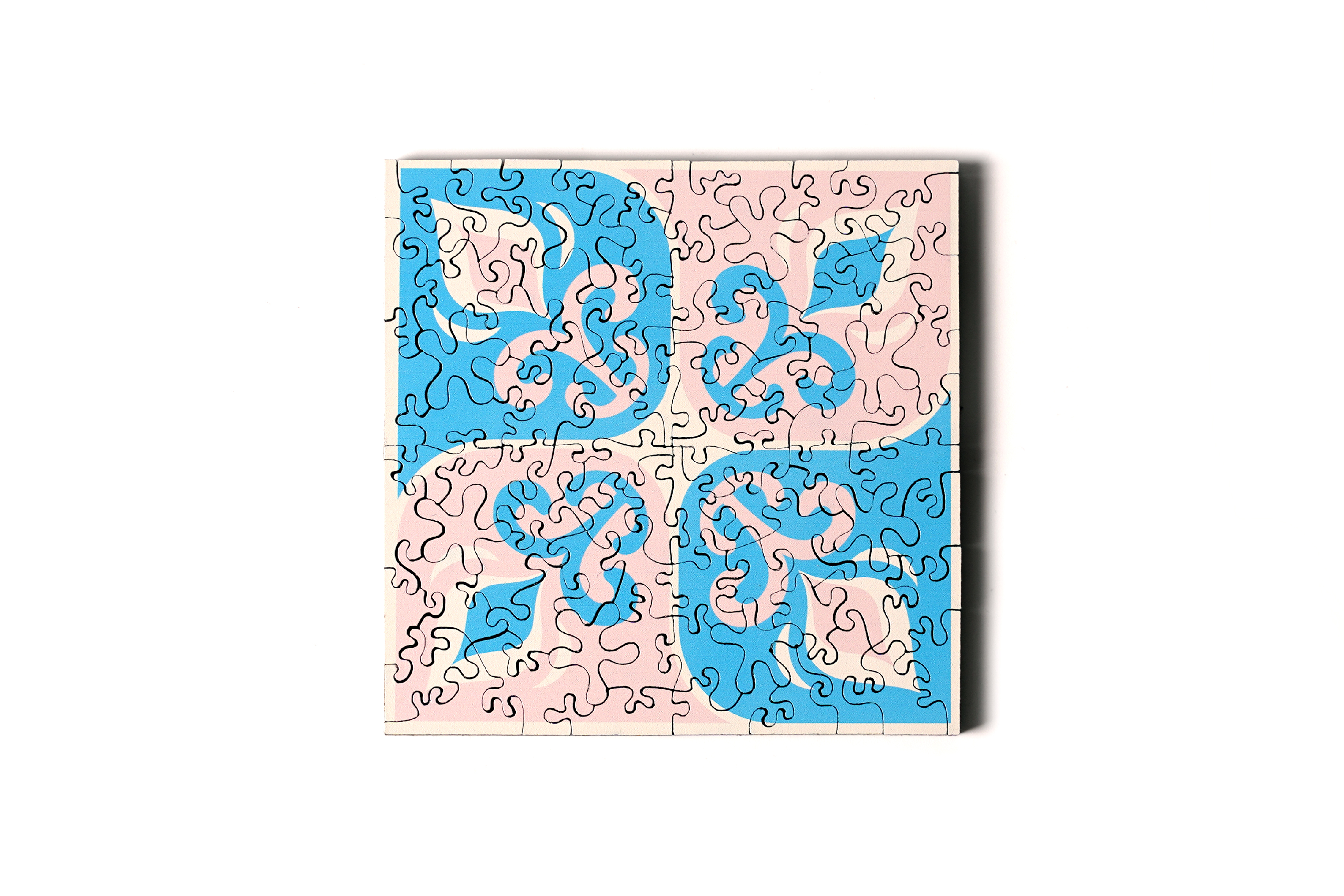 花磚木質拼圖-E款