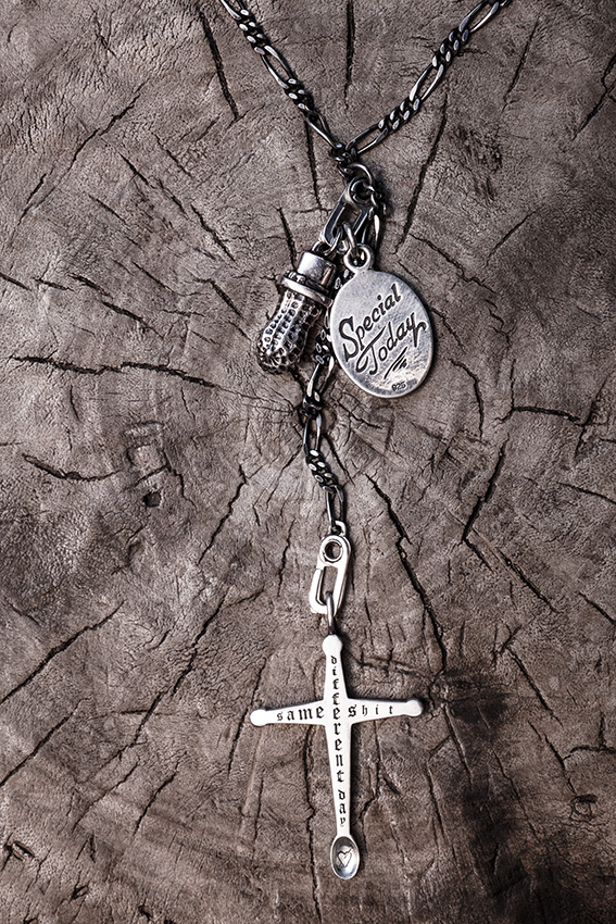 純銀別日頸鏈套裝