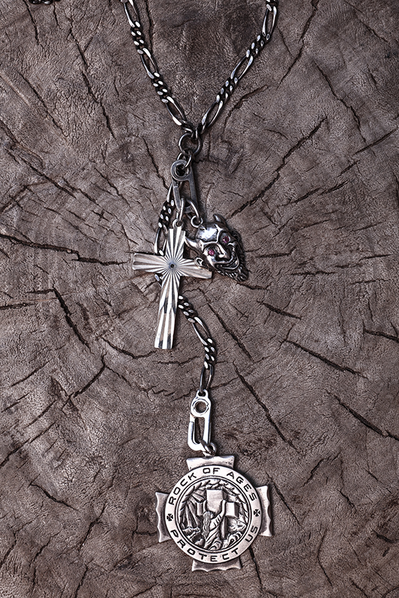 純銀相信主頸鏈套裝