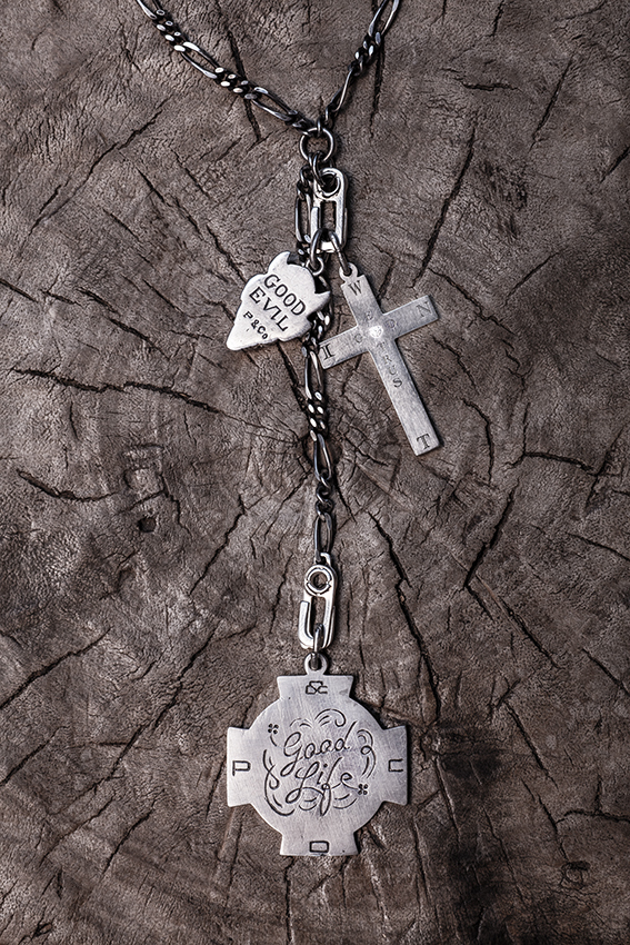 純銀相信主頸鏈套裝