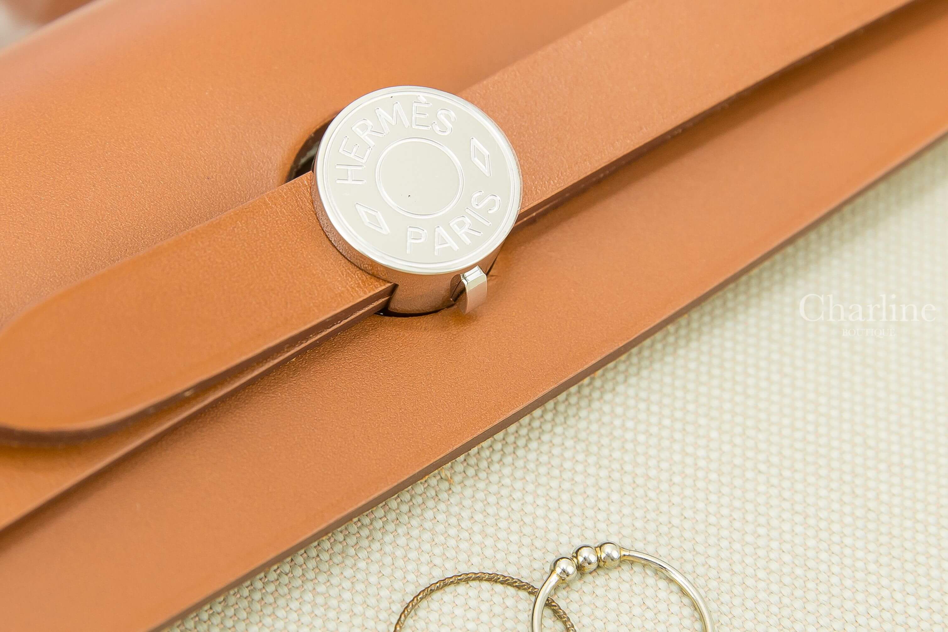 Hermès Herbag Zip 31cm Retourne 8L Beton Toile Militaire/Vache Hunter 冰川灰銀釦手提肩背包