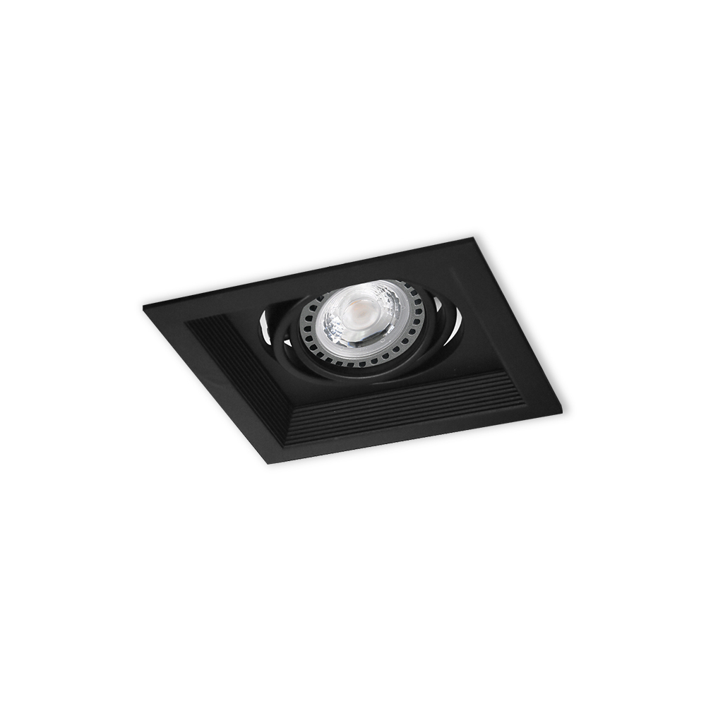 MR16細邊框盒燈(單燈) 7W 黑色