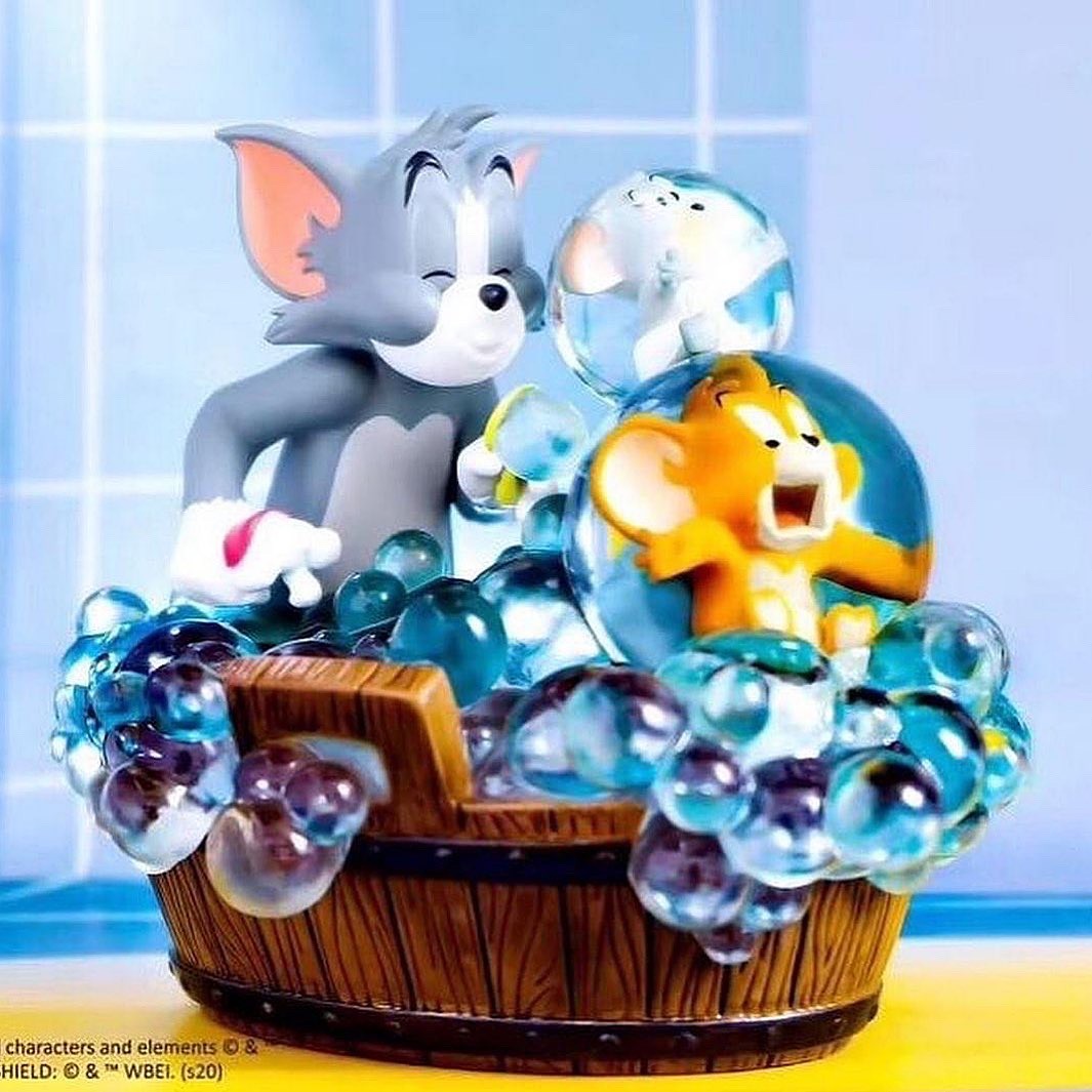 SOAP STUDIO Tom and Jerry Bath Time Statue 🛁湯姆貓與傑利鼠 泡泡浴塑像公仔🛁