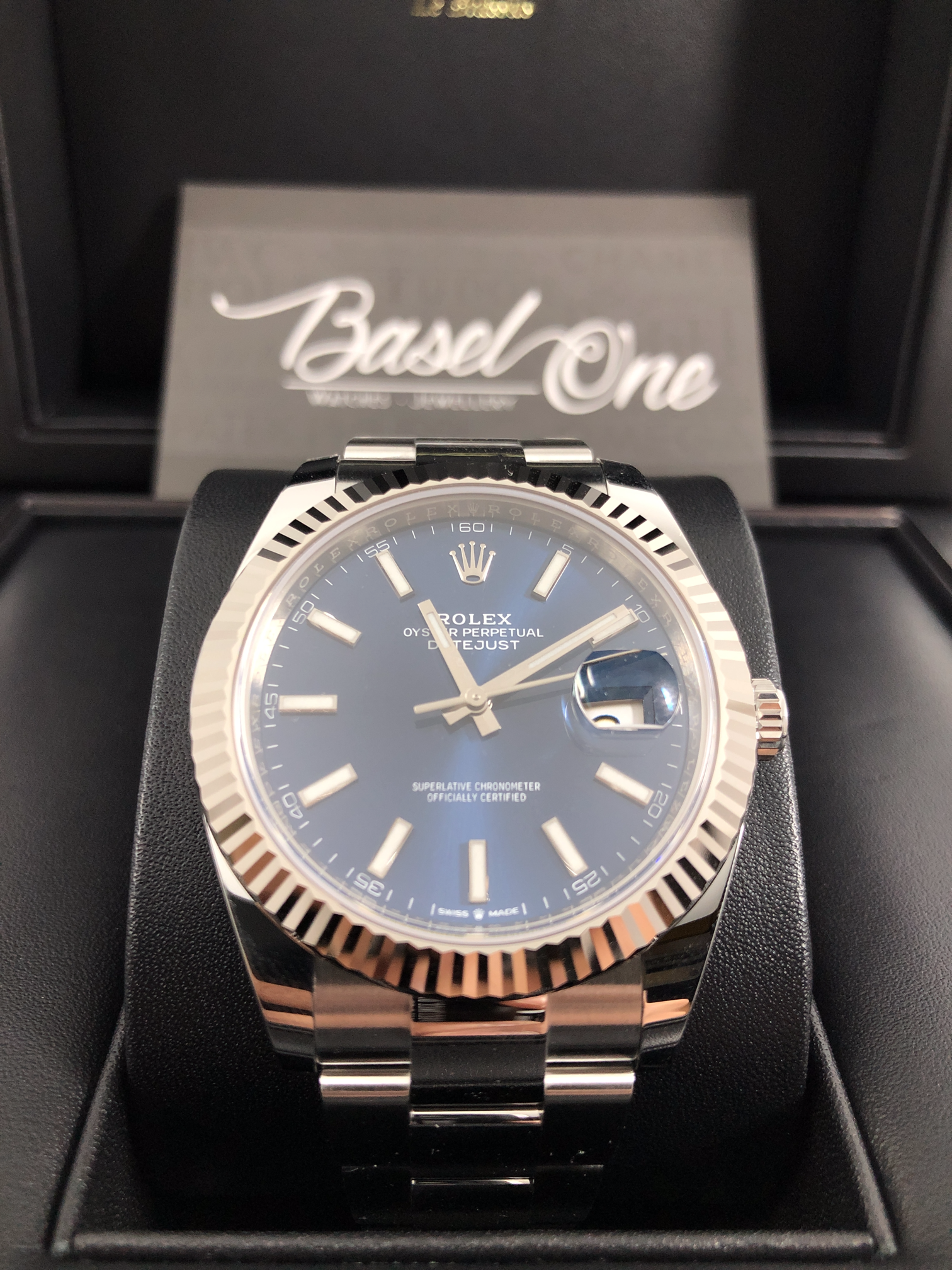 BRAND NEW ROLEX 126334 BLUE DIAL DATEJUST 41mm OYSTER STRAP STAINLESS STEEL