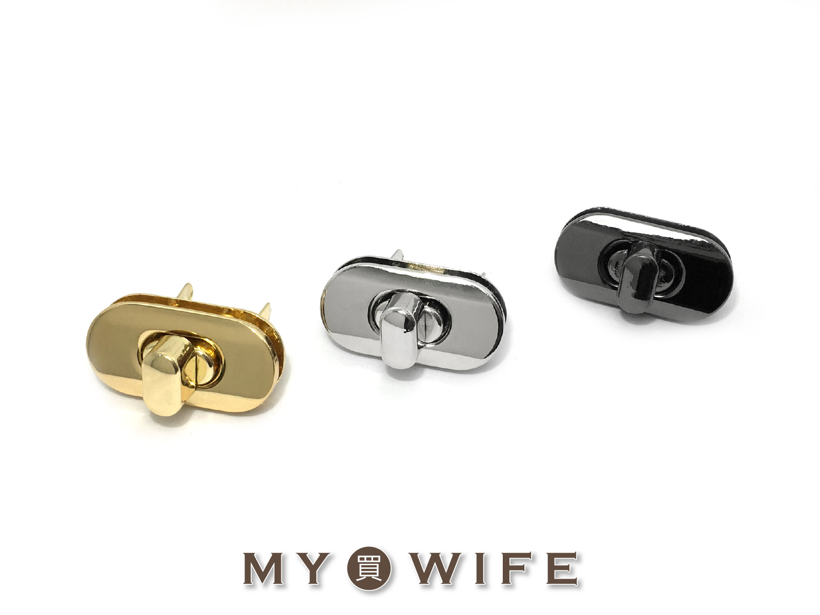 35x20mm合金轉鎖扣_3色【YR-2011101】