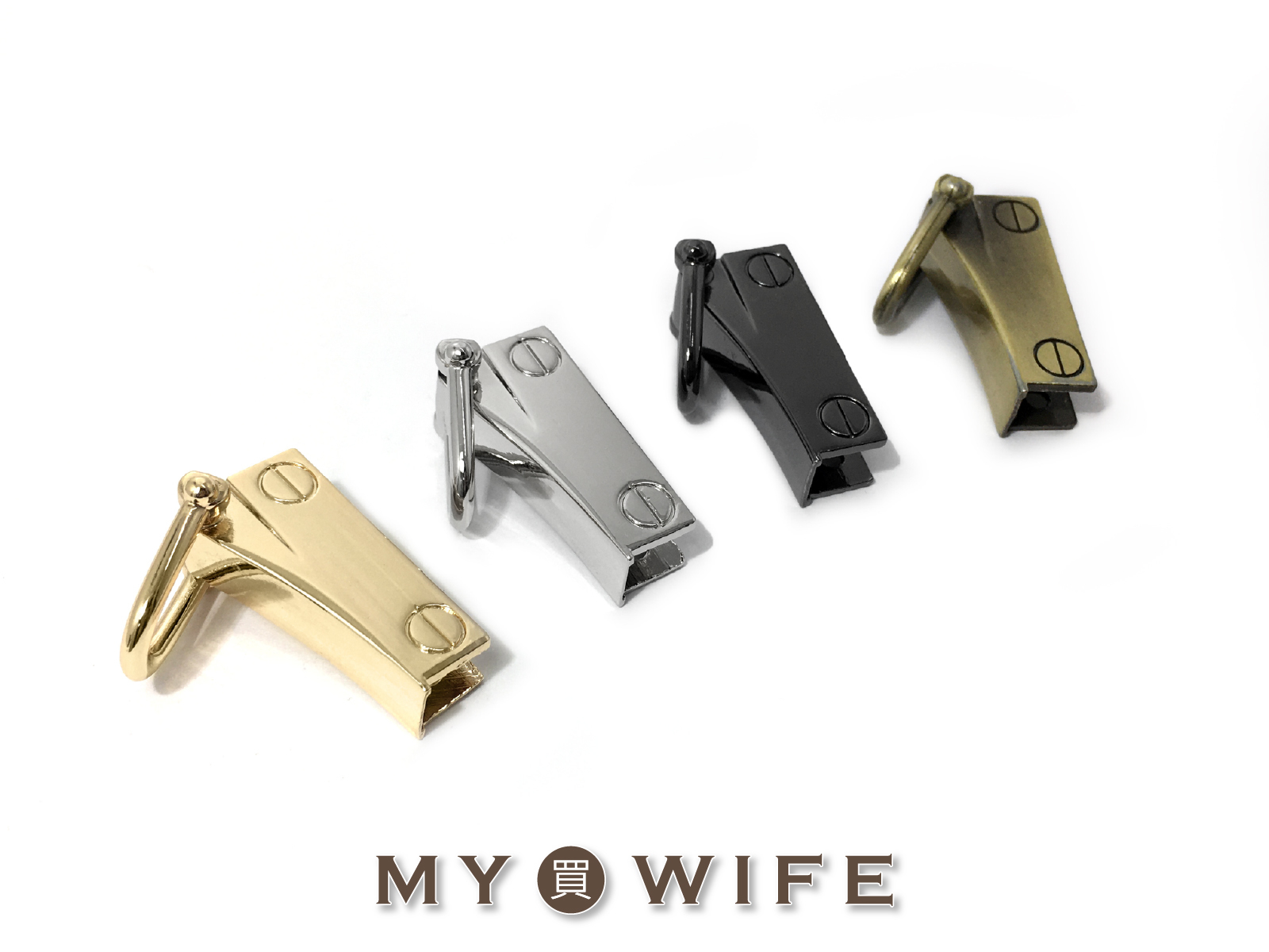 28x14mm合金側邊吊扣_掛耳_5色【YR-2011107】