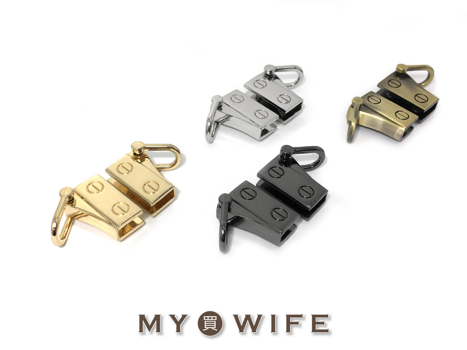 20x14mm合金側邊吊扣_4色【YR-2011108】