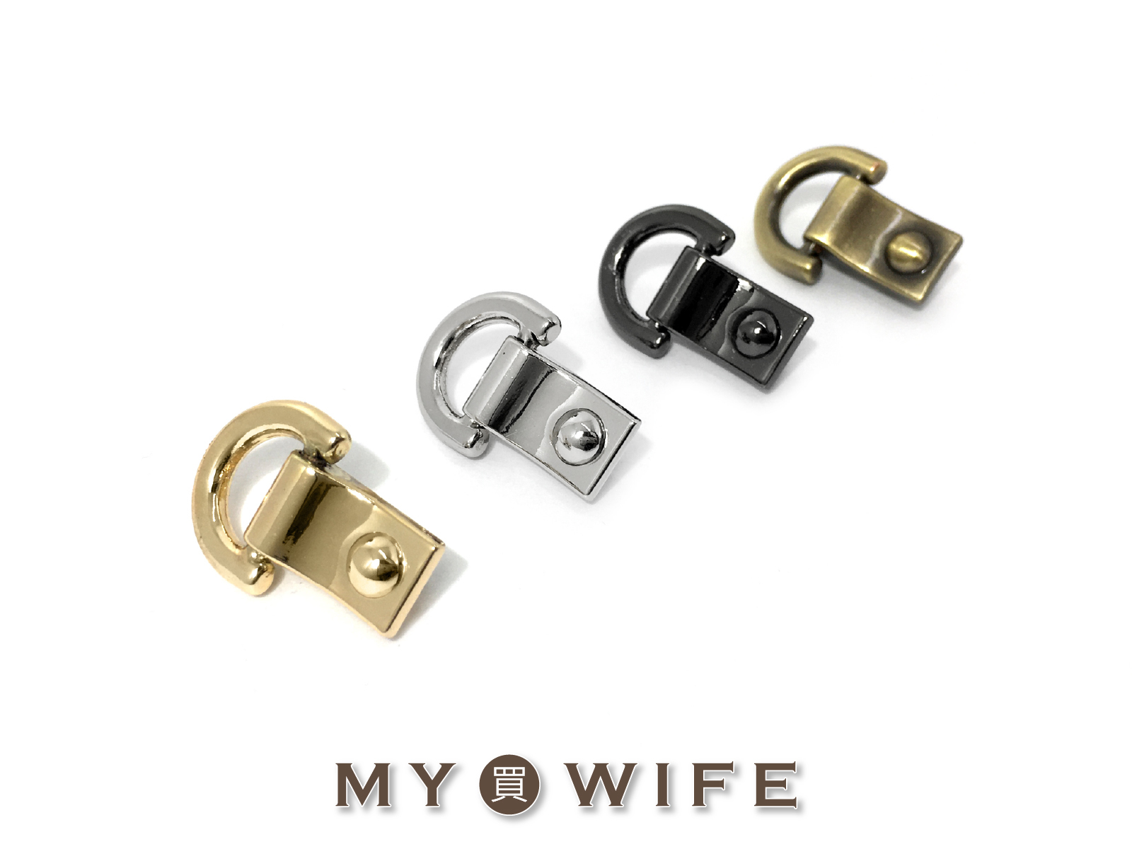 小型D形環吊扣_4色【YR-2011106】