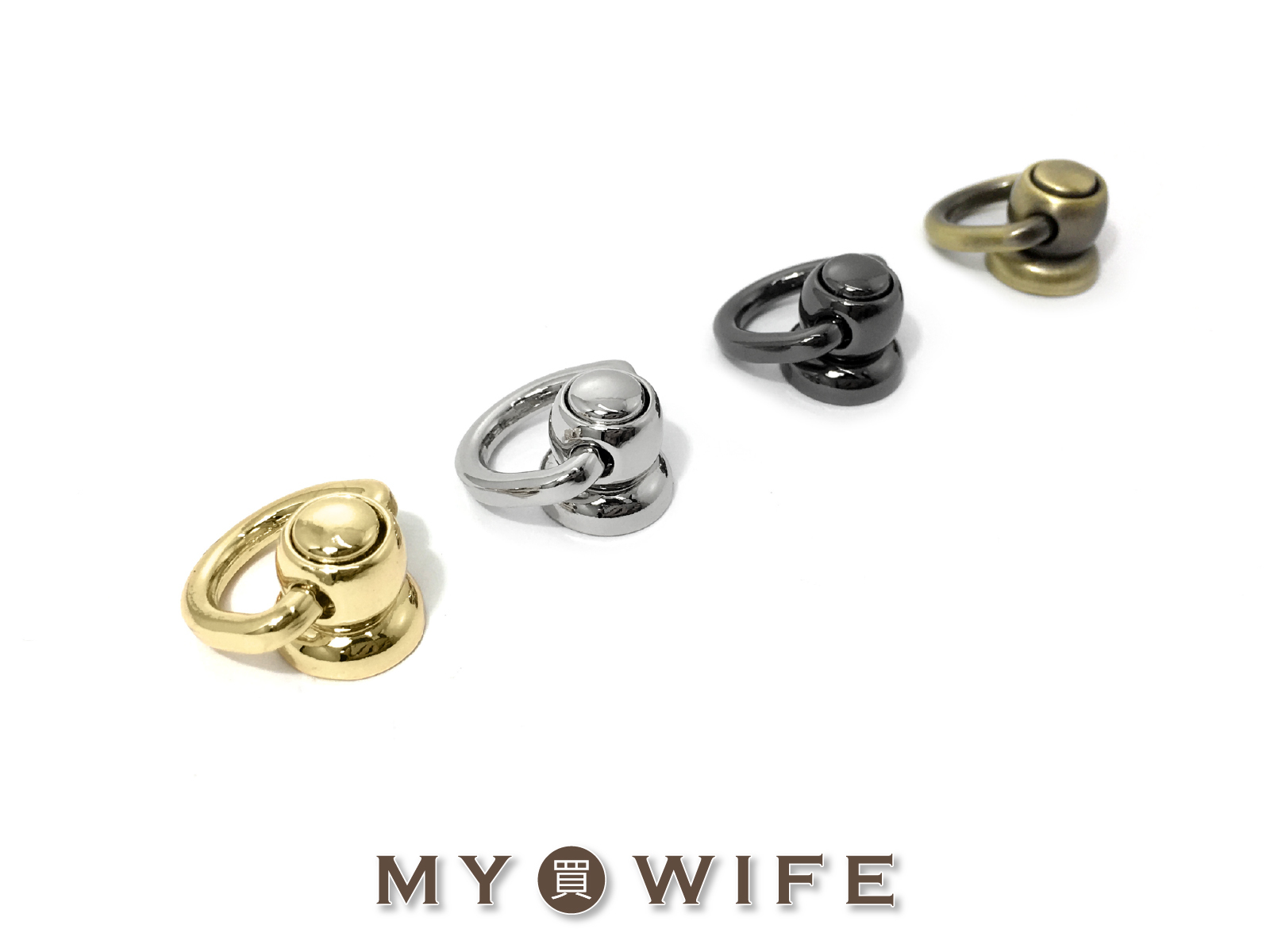 D型環螺絲吊扣_吊耳/掛耳_5色【YR-2011103】