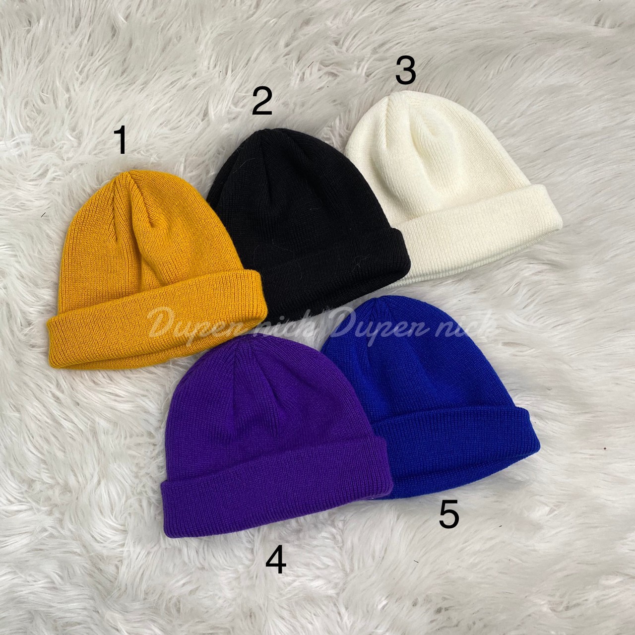 預購 韓國 韓國製 細針織 毛帽 35色