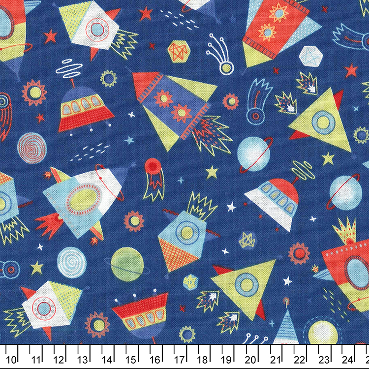 進口棉布R201101-105(一尺)小火箭