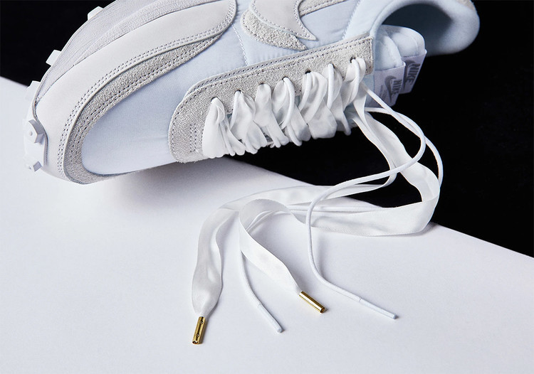 white sacai nike