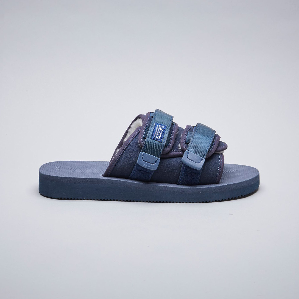 [出清商品售出無退換] SUICOKE MOTO-Mab OG-056MAB-NY 海軍藍 毛絨 保暖 抗菌內裡 魔鬼氈 拖鞋【SK21056MABNY】