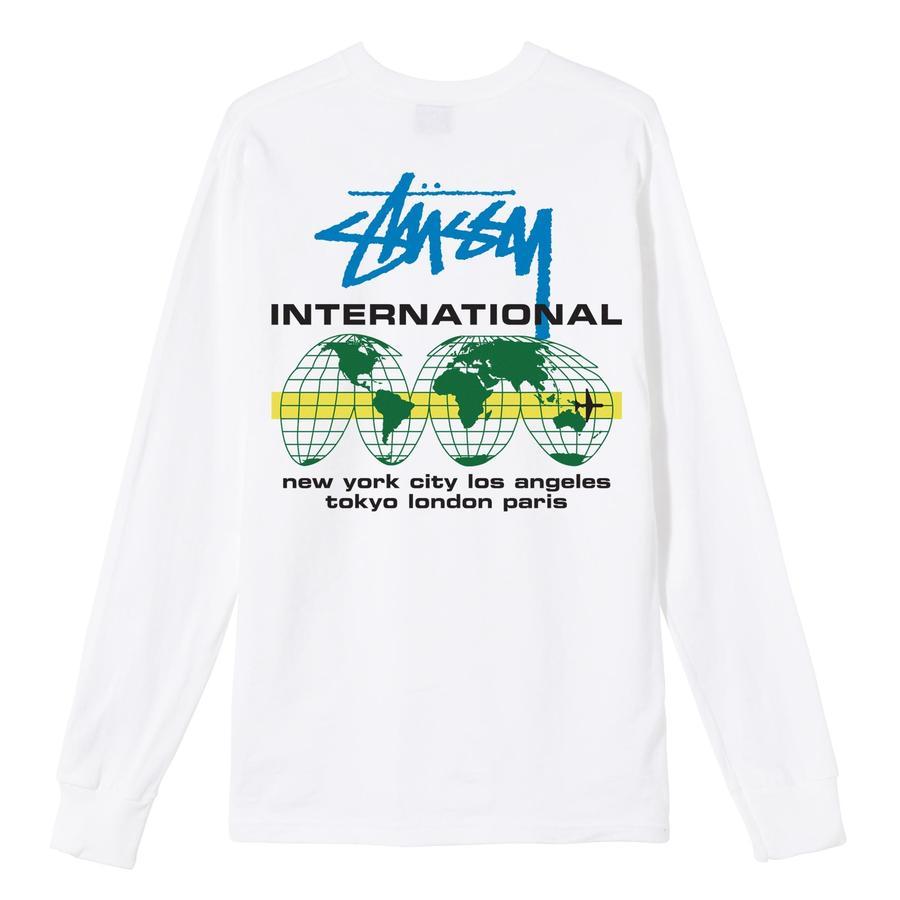[現貨]  Stussy Long Sleeve International Tee "White"