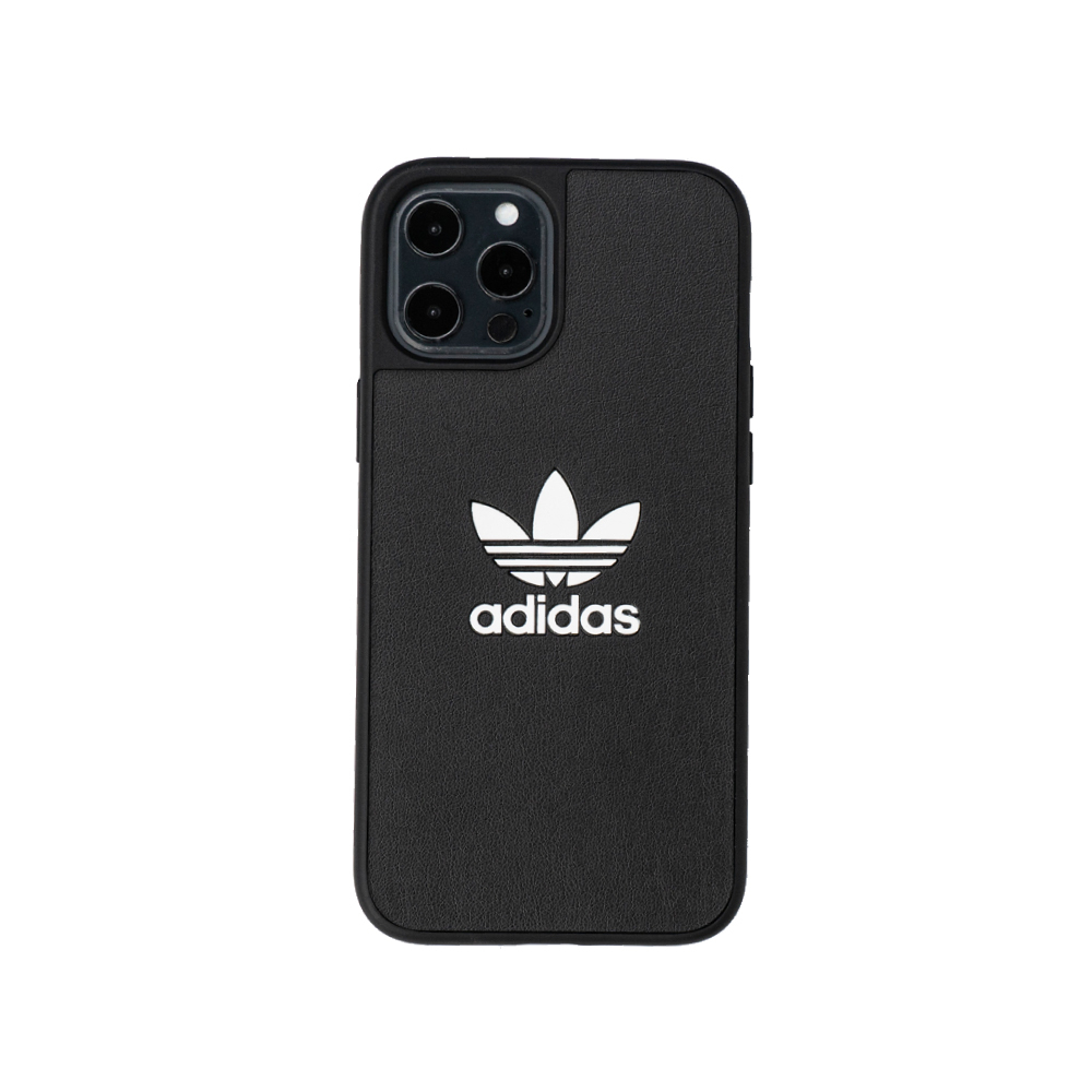 【 adidas iPhone 12 PRO MAX 原廠經典手機殼 - 黑色 】