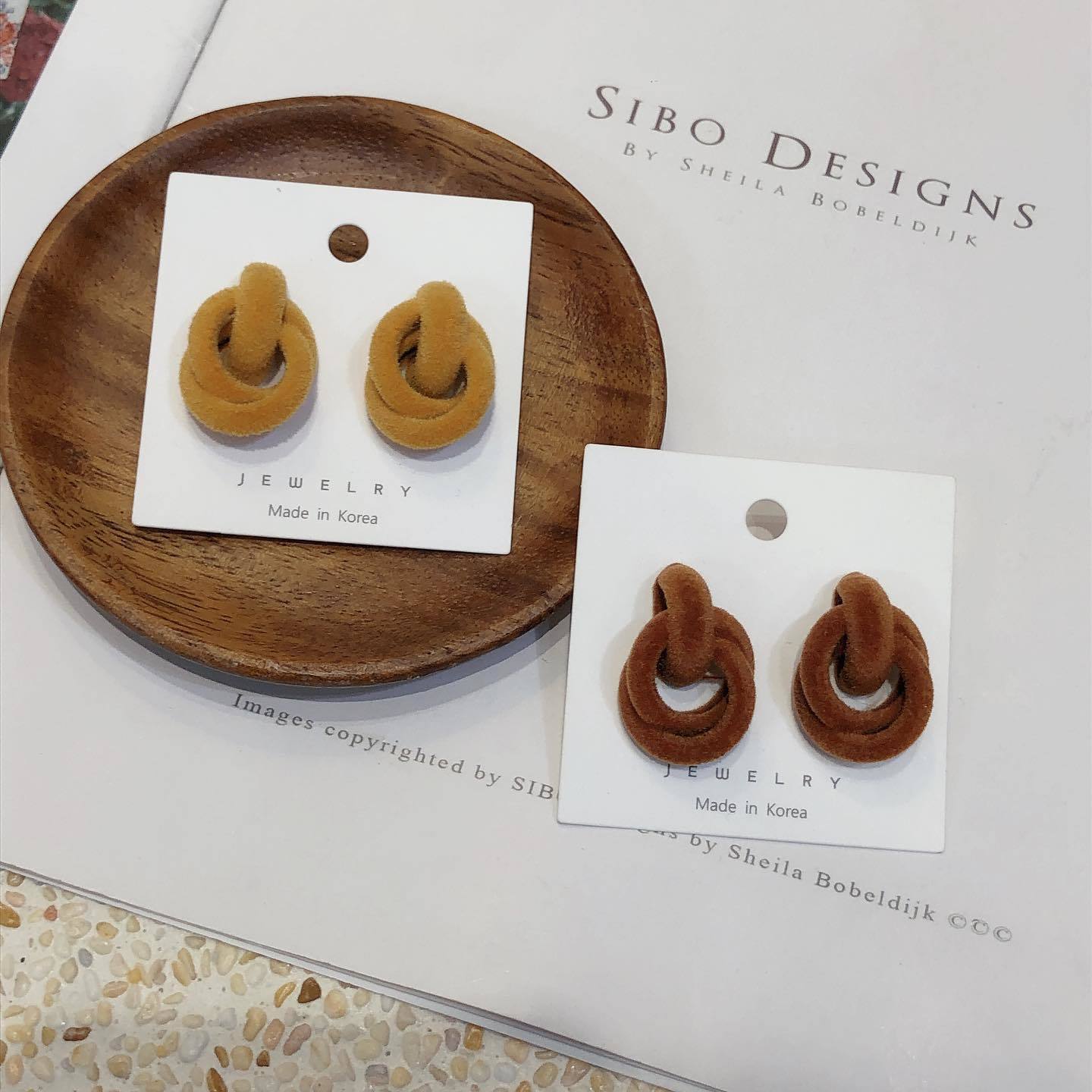 溫柔圍繞。鋼針耳環