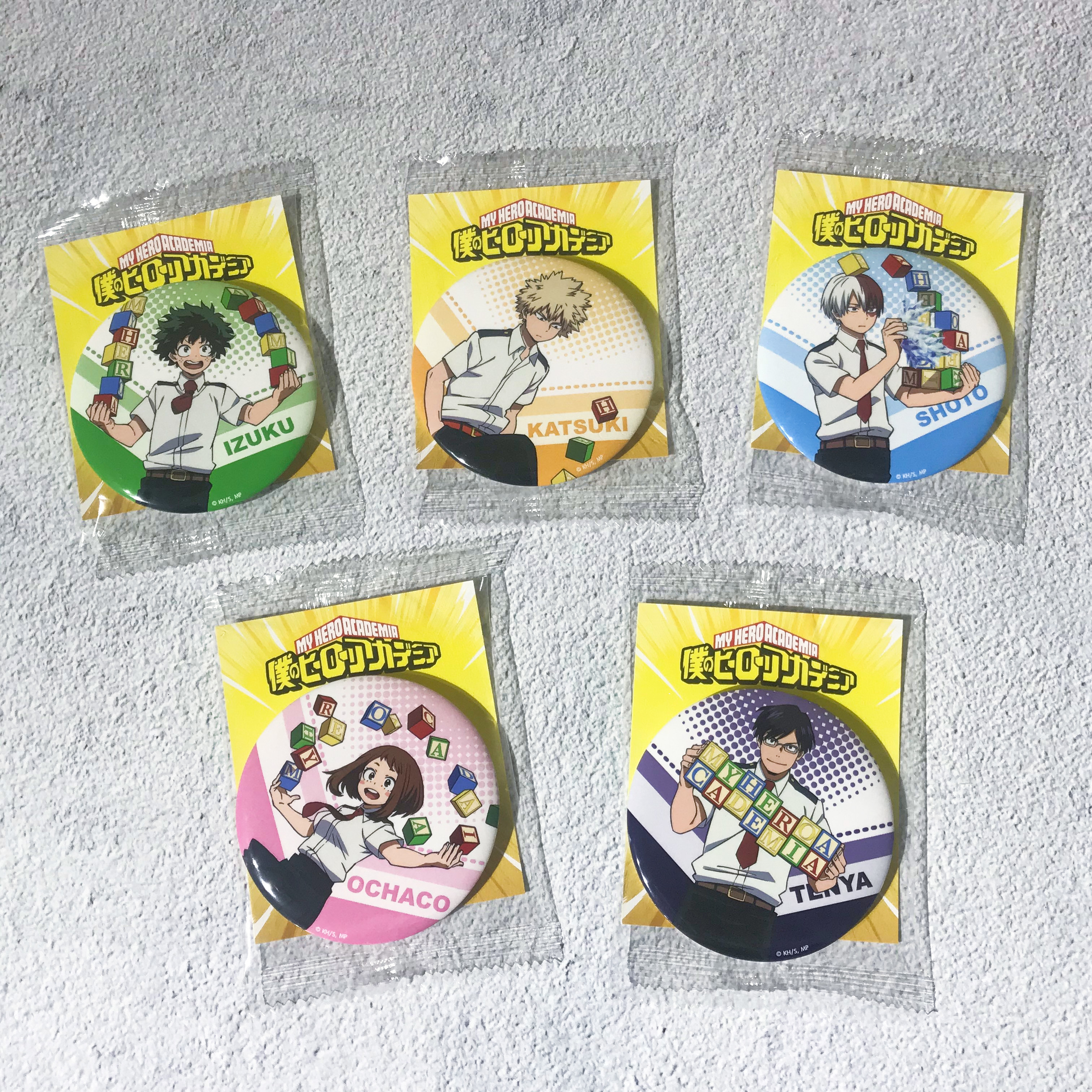 我的英雄學院-立架胸章-爆豪/綠谷/御茶子/飯田/轟