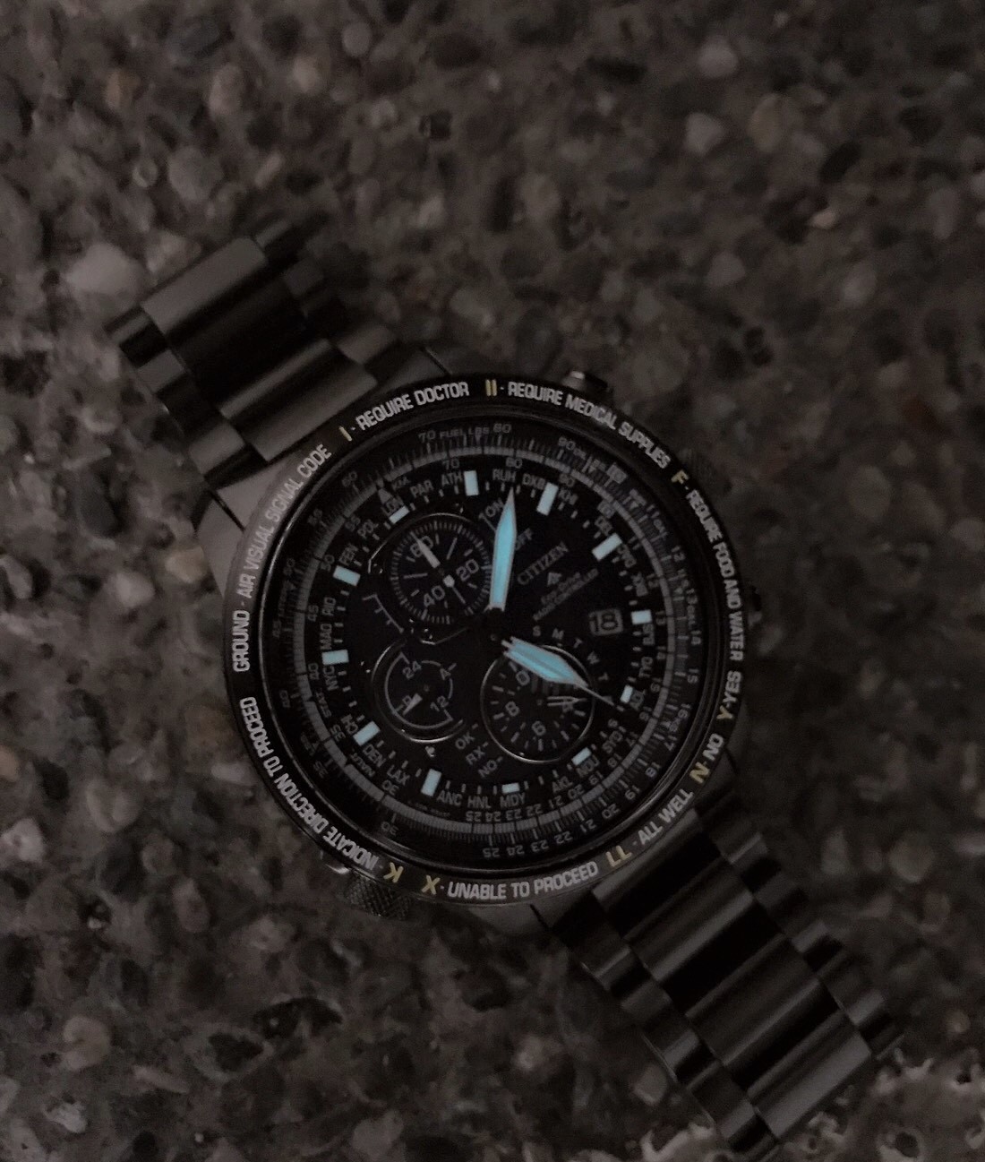 【CITIZEN 星辰】PROMASTER 光動能鈦金屬電波錶  AT8195-85L 44.3mm 現代鐘錶