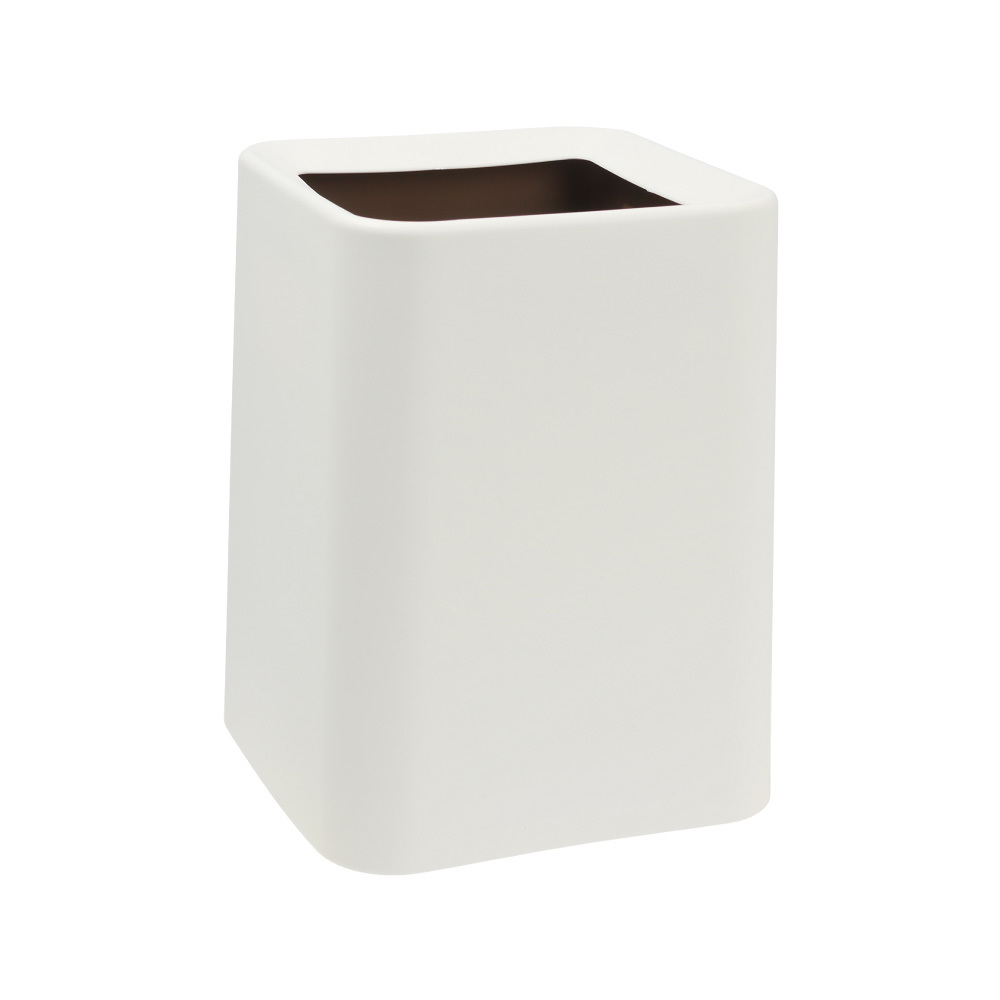 TRENY 方形日式雙層垃圾桶 - 白