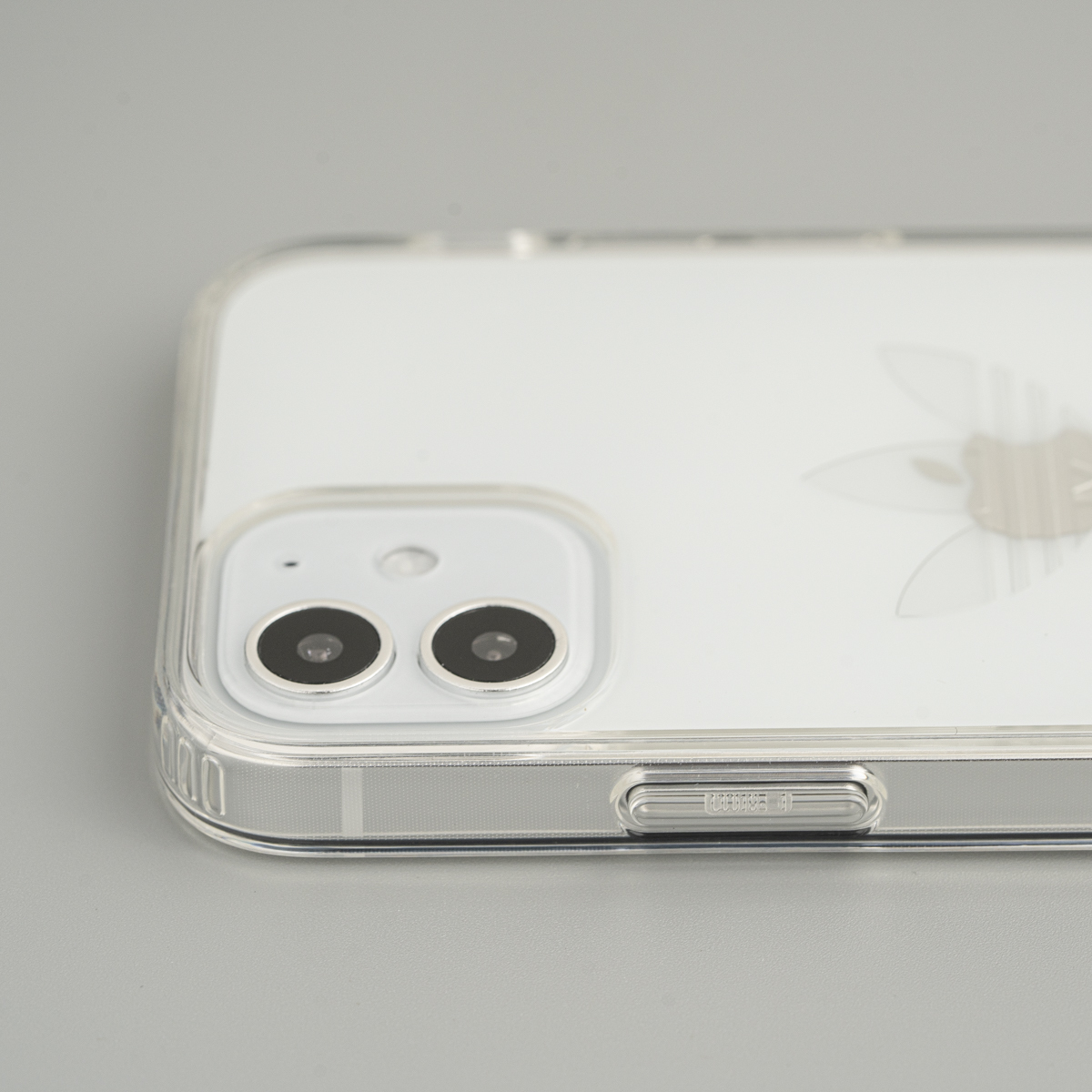 【 adidas iPhone 12 mini 原廠透明大三葉草手機殼 - 透明 】