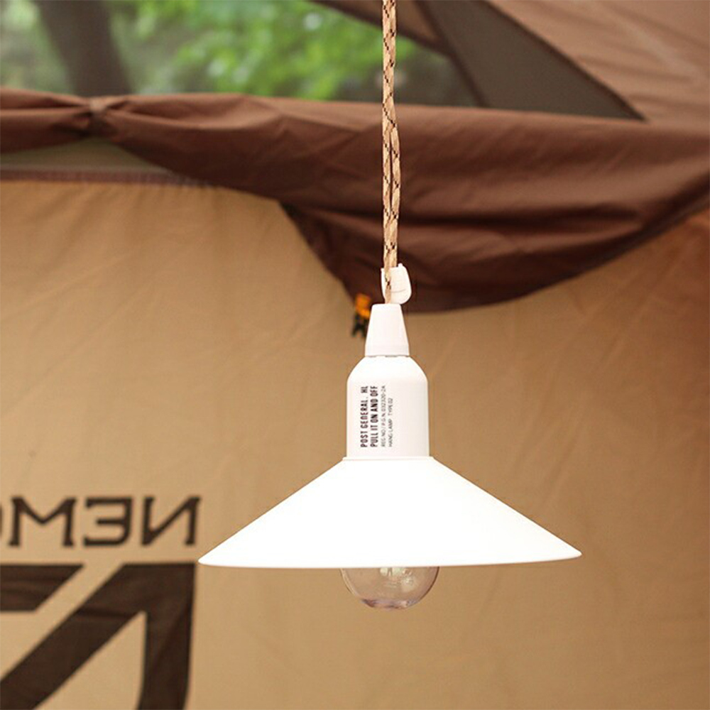 Post general hang lamp type 2 燈罩式LED 吊燈/露營燈-白色