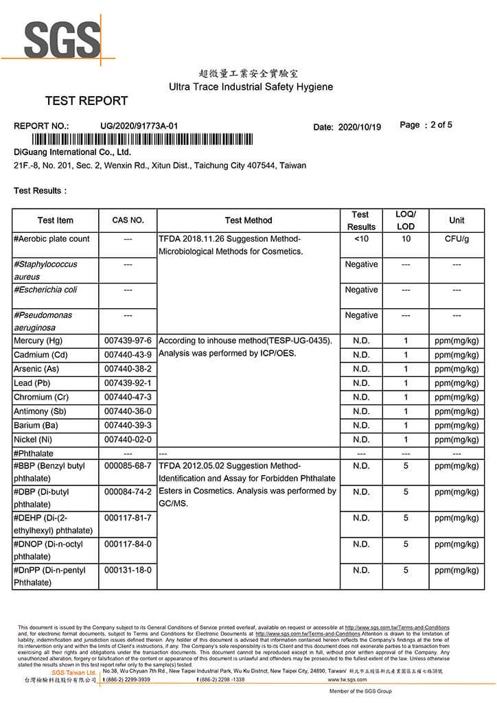 Travel Pack-Toner SGS Test Report p2-4