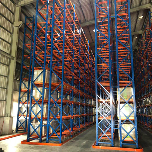 倉儲設備 : 窄巷式棧板物料架(重量型棧板鋼架)