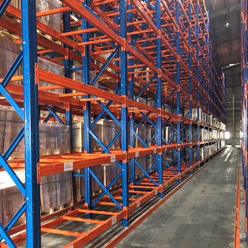 倉儲設備 : 窄巷式棧板物料架(重量型棧板鋼架)