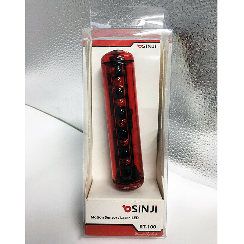 Sinji RearLight Waterproof 5RedLED BatteryOperated RT-100