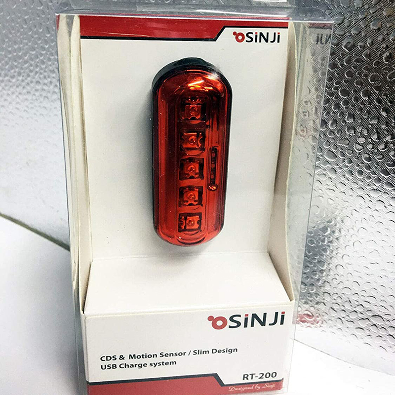 Sinji RearLight Rechargable USB CDSsensor RT-200