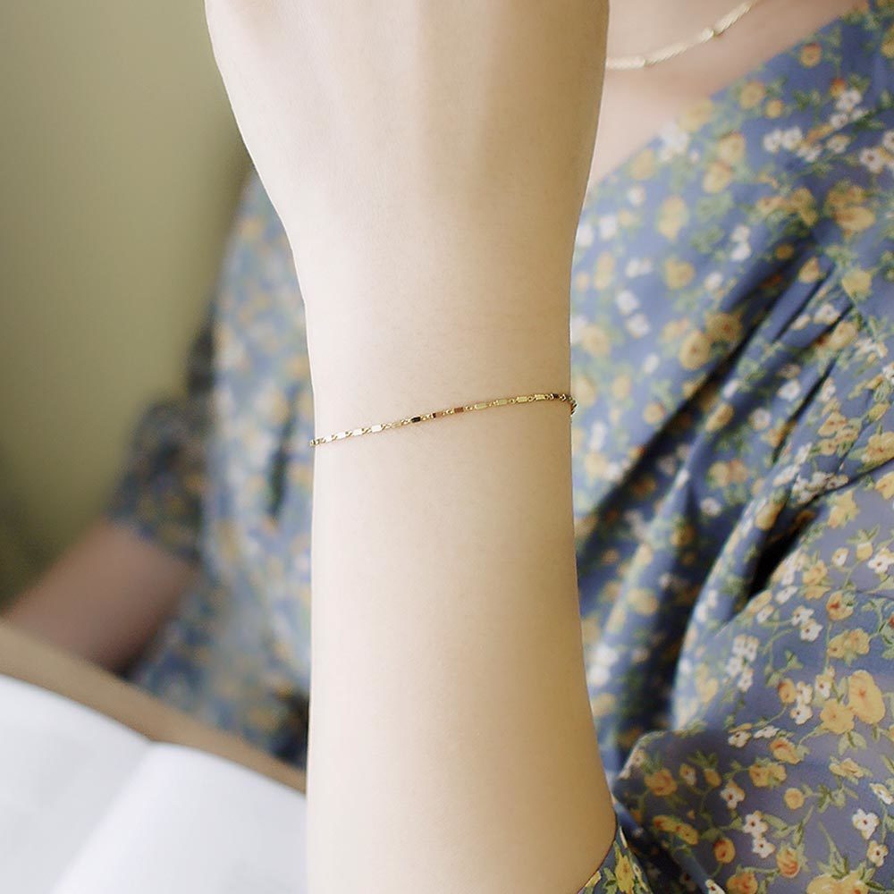 【最後一條出清】情人的呢喃純銀手鍊/SB962