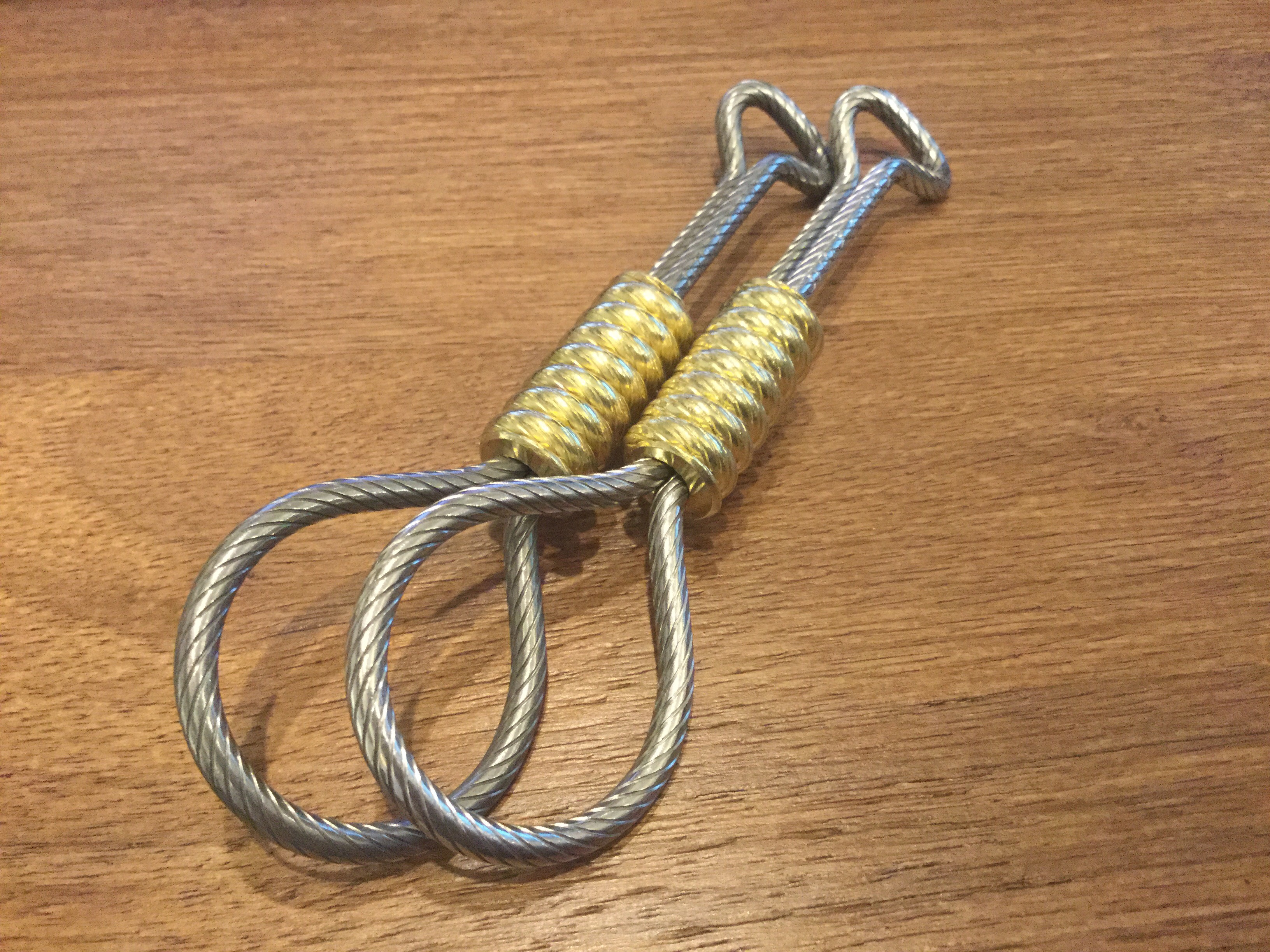 JEFF DECKER 黃銅鑰匙圈【螺紋】