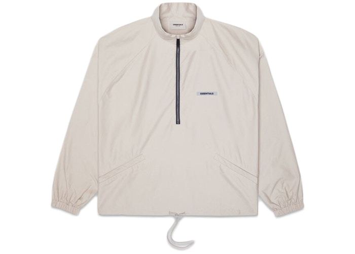 FOG Fear Of God Essentials MOSS Half Zip Track Pullover 風衣 衝鋒 外套 月岩灰