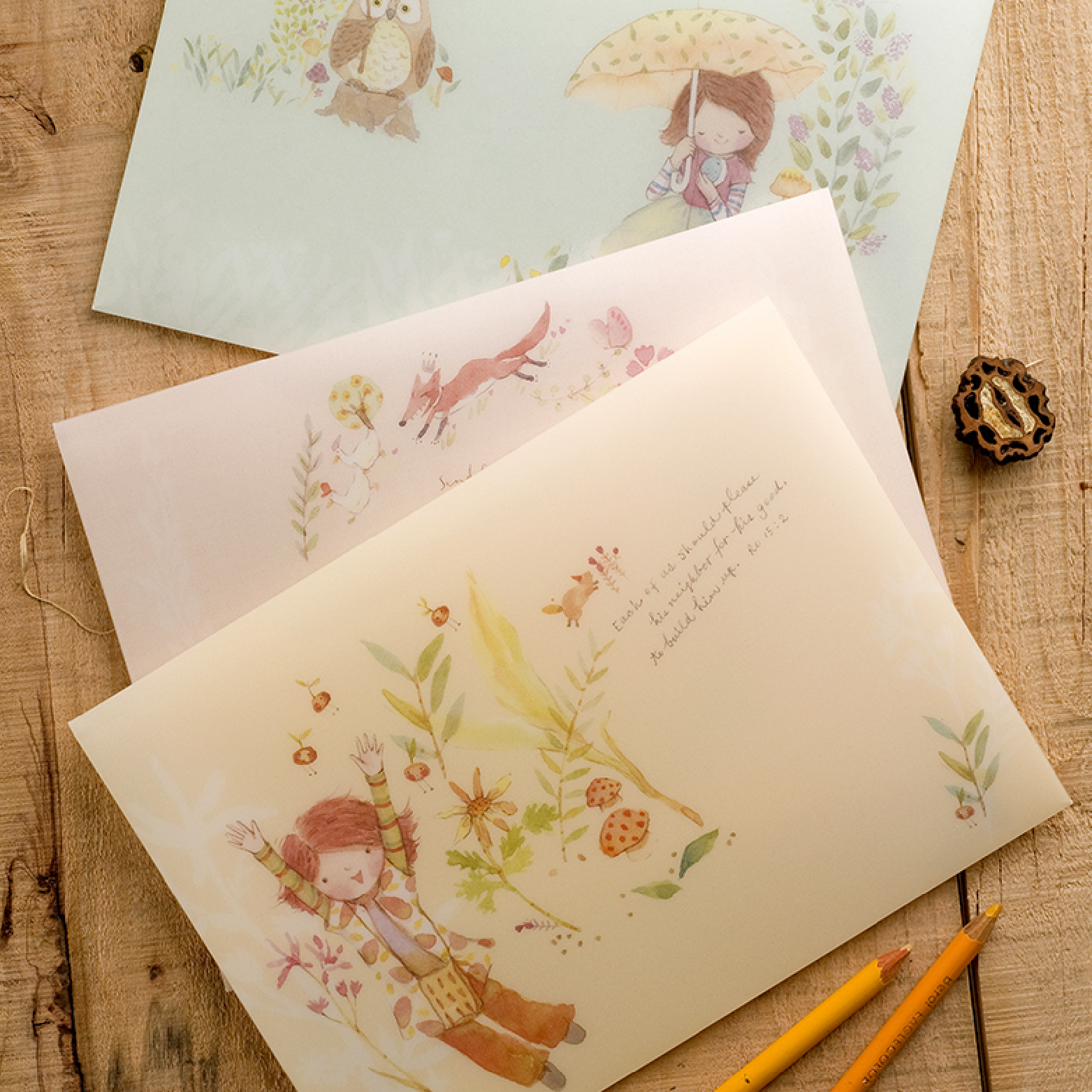 小喬文具系列｜ A4 Folder file 公文袋—擁抱自然