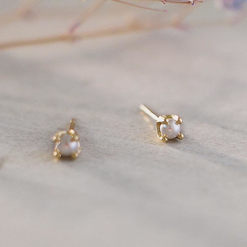 公主成年禮珍珠純銀耳環/SE544