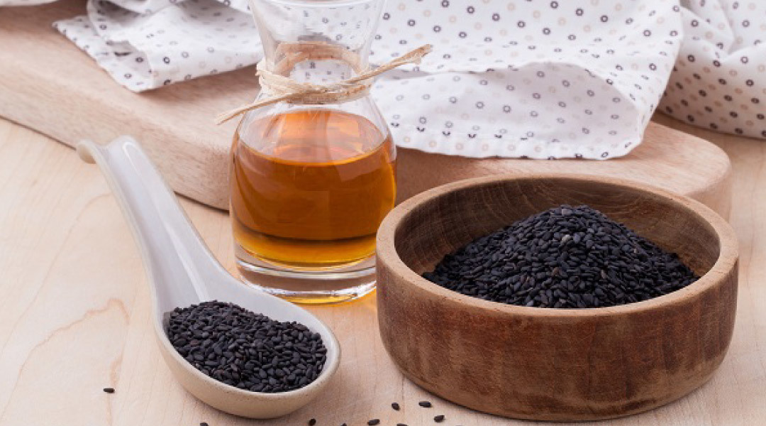 black sesame is good to our skin