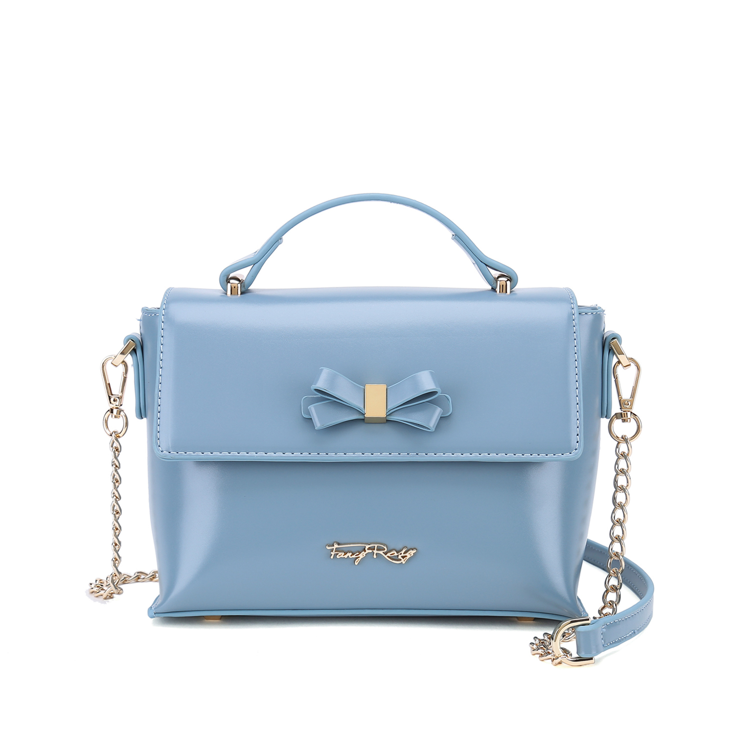 Fancy Bow Bow Top Handle Shoulder Bag
