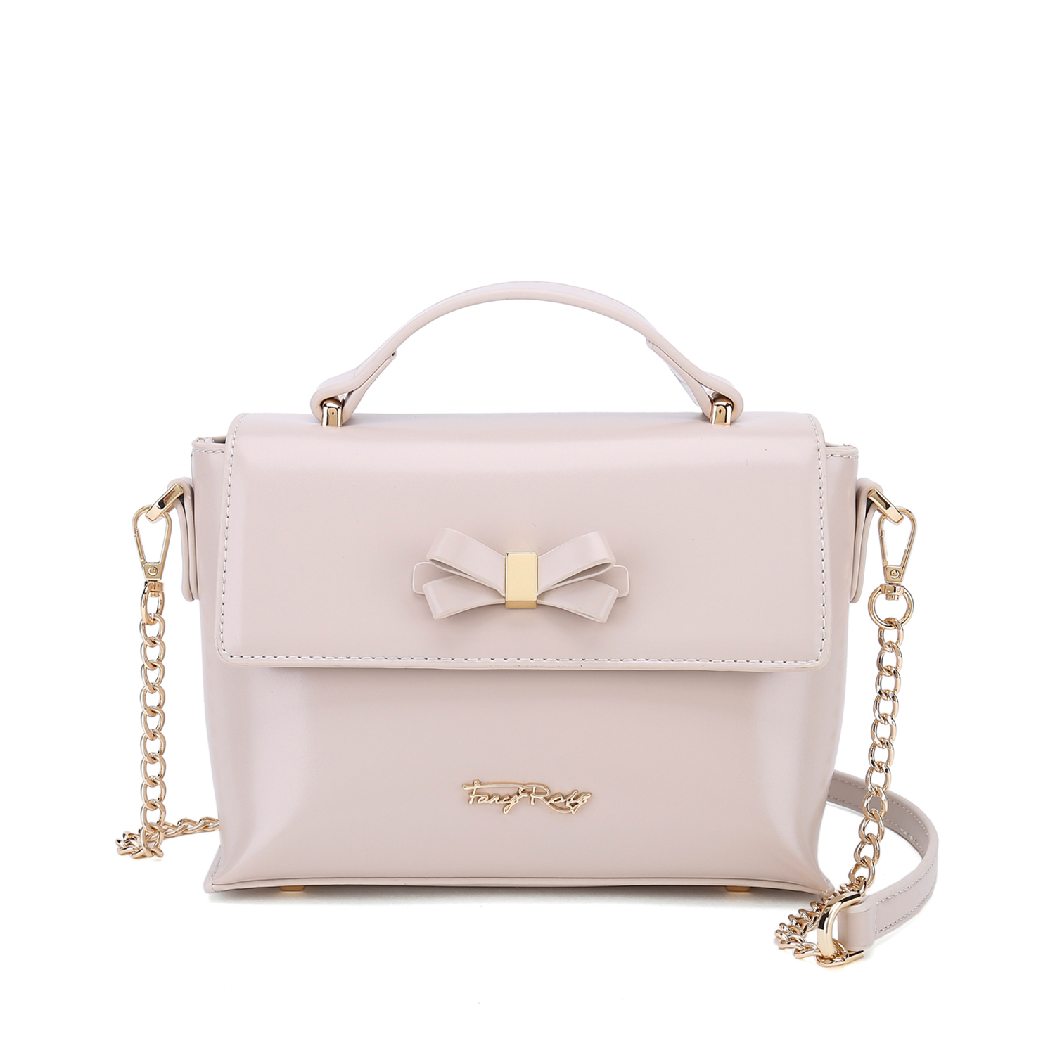 Fancy Bow Bow Top Handle Shoulder Bag