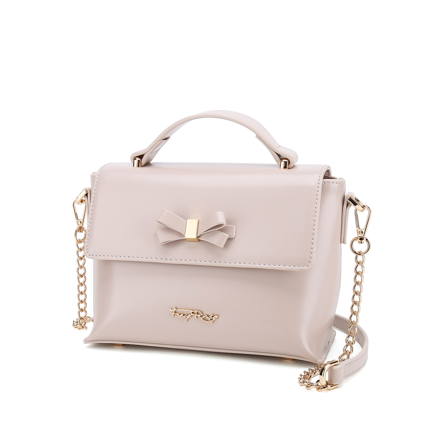 Fancy Bow Bow Top Handle Shoulder Bag