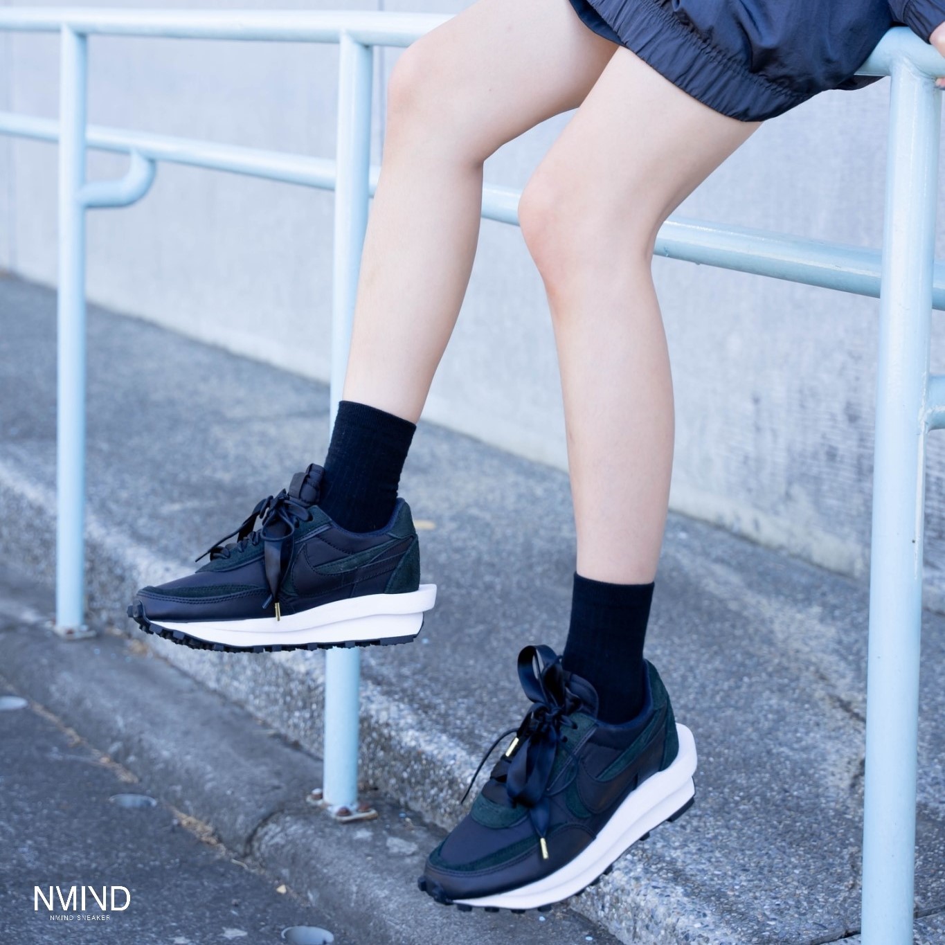 black nylon sacai