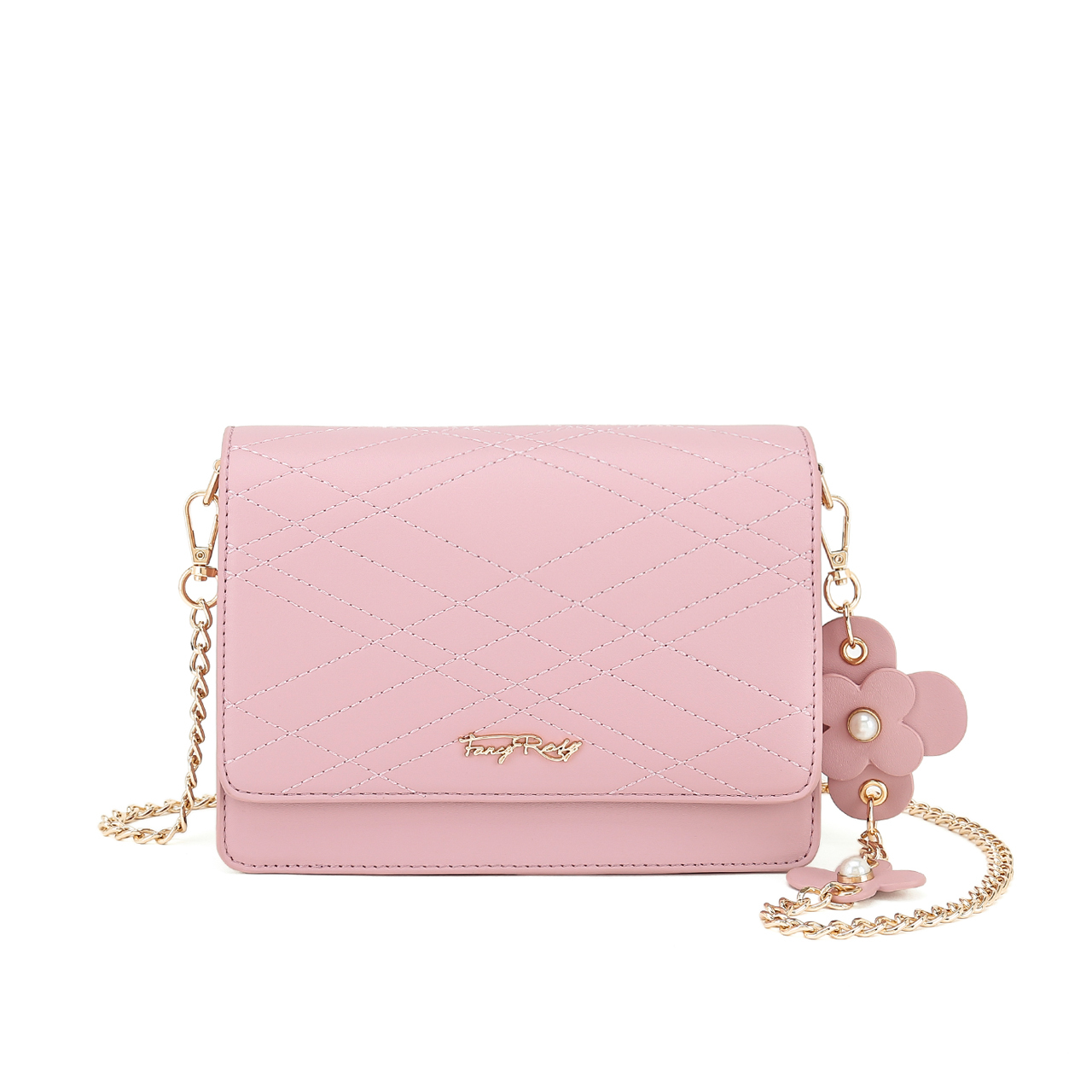 Fancy Romance Stereoscopic Flower Decoration Shoulder Bag