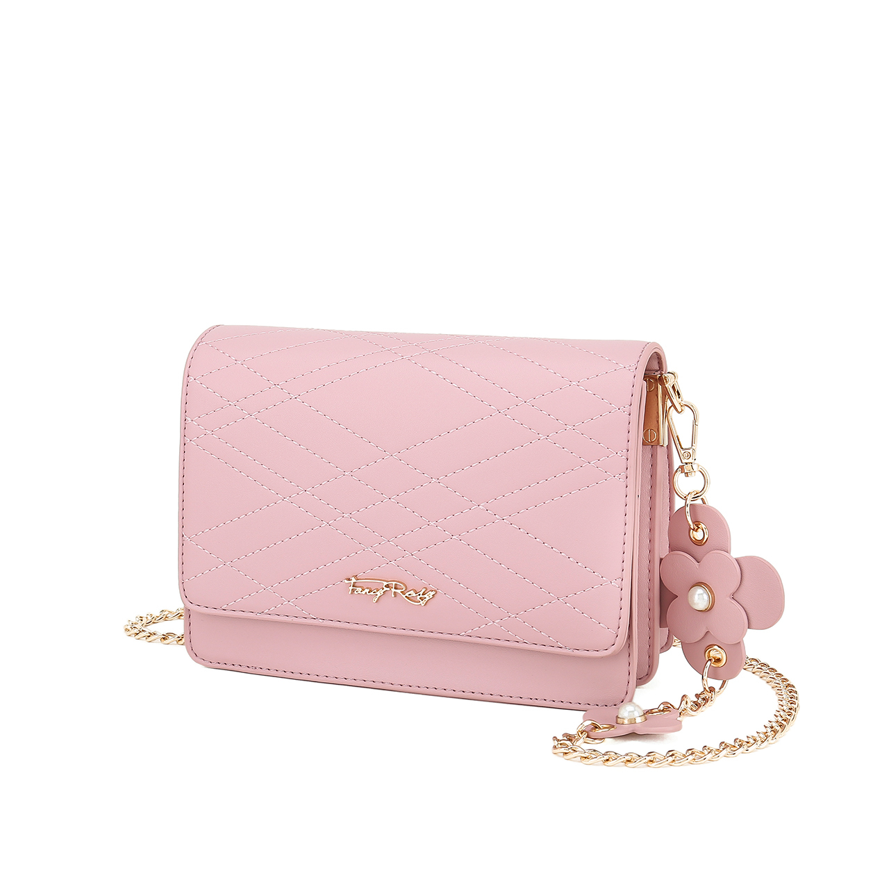 Fancy Romance Stereoscopic Flower Decoration Shoulder Bag
