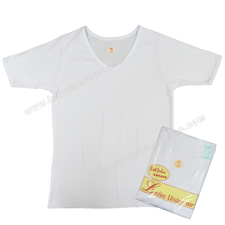 3件裝 天然派: 女裝圓領短袖衫 (F / XL 碼)