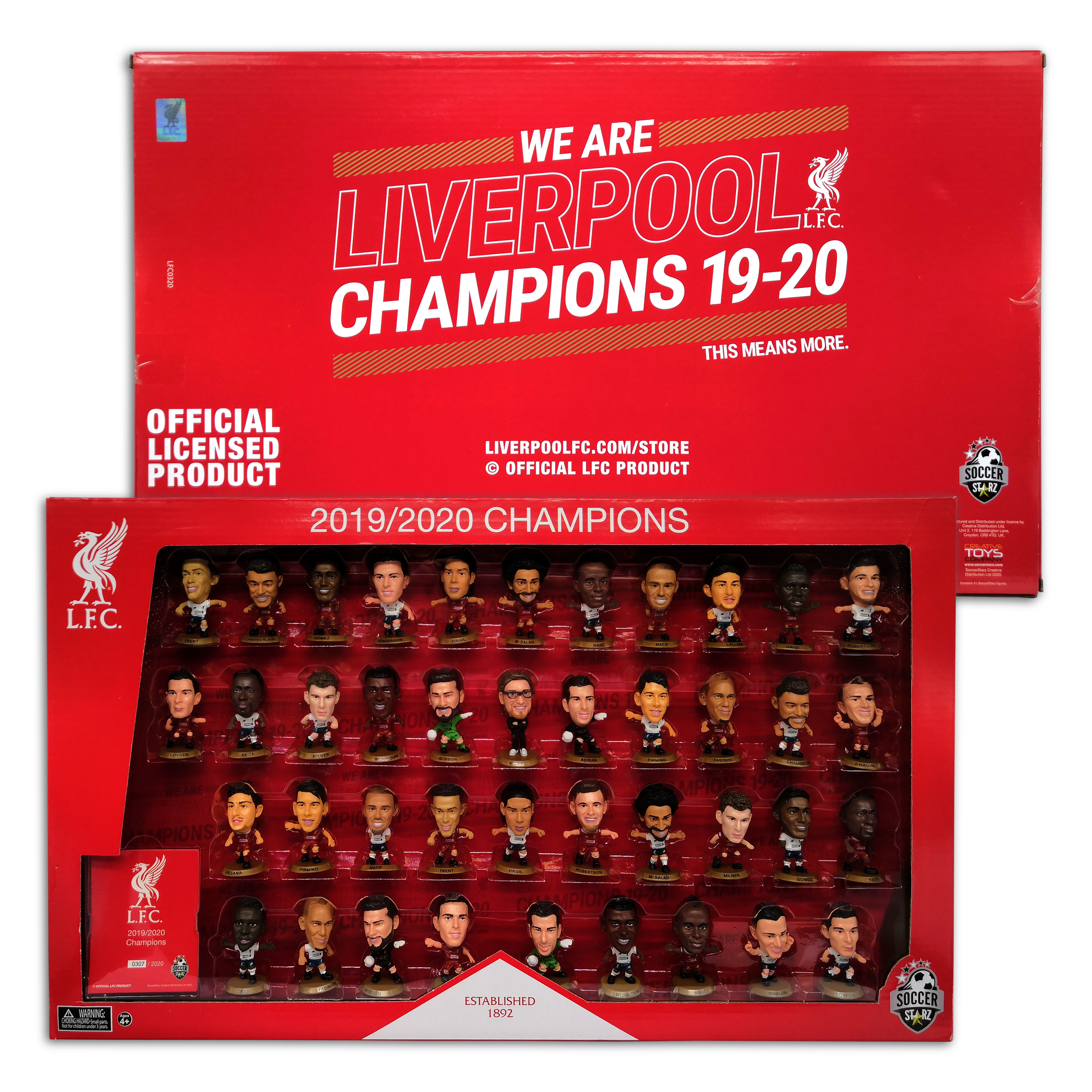 利物浦19/20冠軍全隊41球員套裝