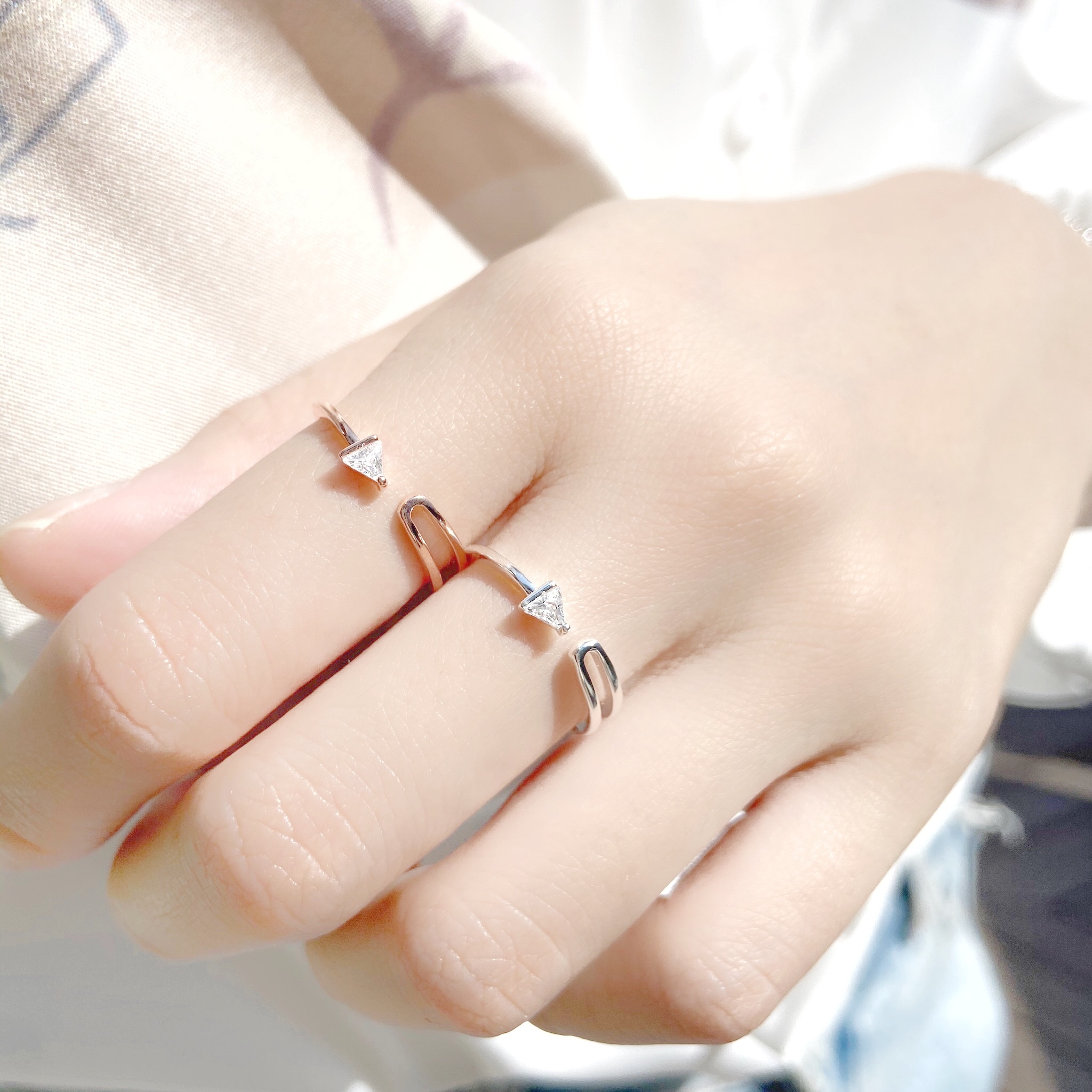 | 925純銀 |  小箭頭戒指 （银色）| RI0154 |