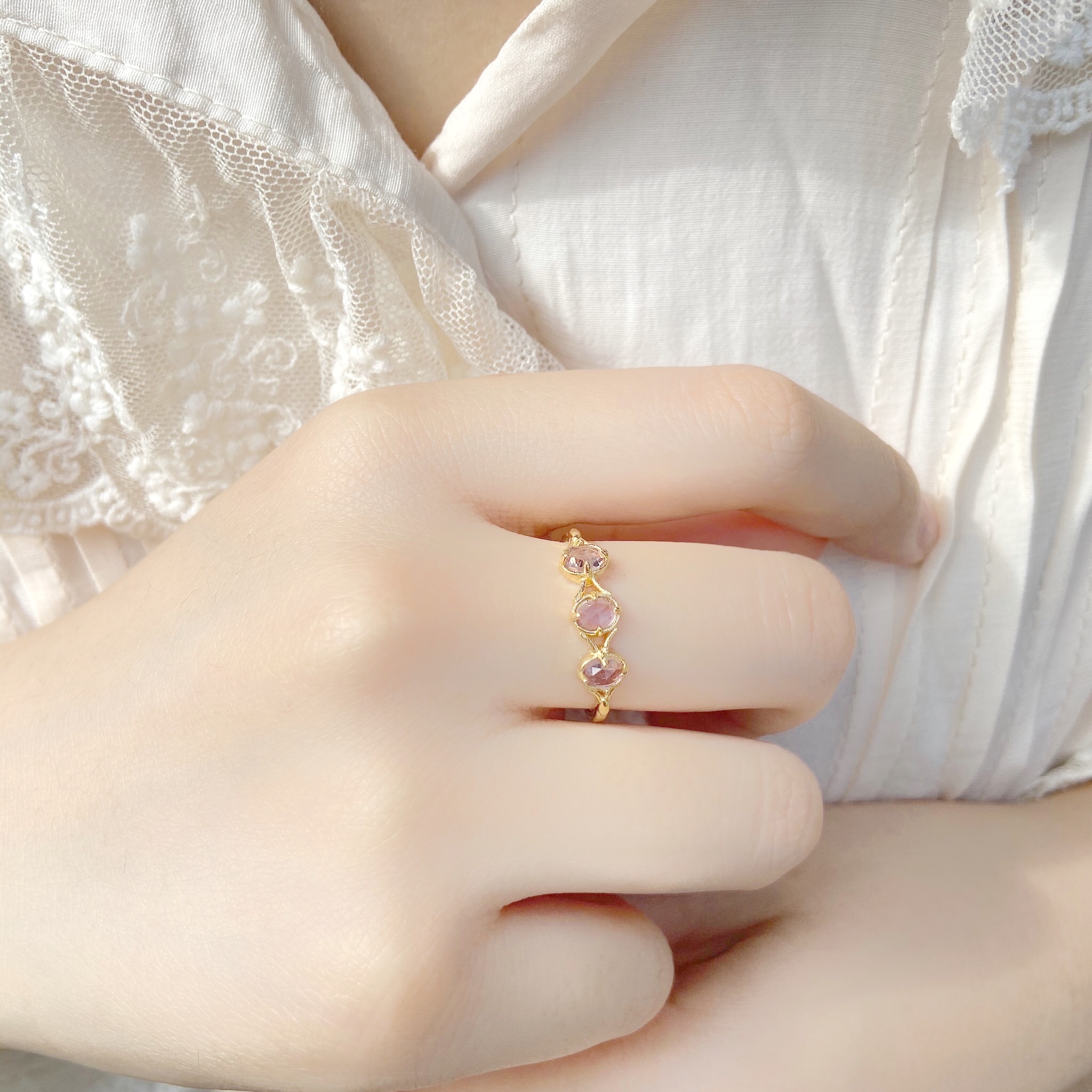 | 925純銀・ 紫水晶 |  薰衣草海戒指 | RI0192 |