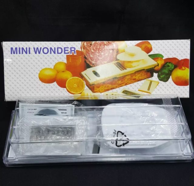 VTG My Kitchen Mini Wonder Multi-Purpose Vegetable Slicer Grater Shredder  Juicer